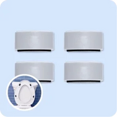 Universal Toilet Seat Bumpers